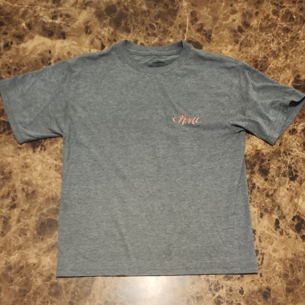 O'Neill Gray Short Sleeve Tee Casual Crew Neck